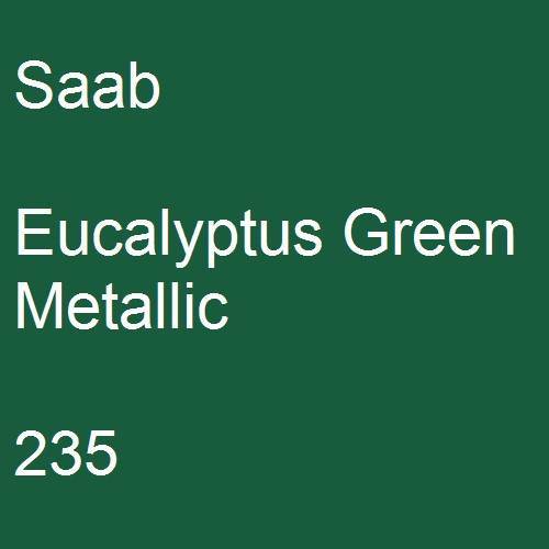 Saab, Eucalyptus Green Metallic, 235.